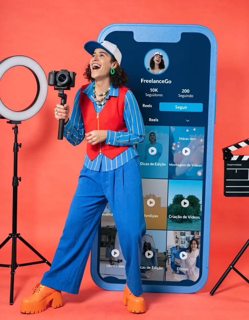 Profissional de Vídeo & Social no FreelanceGo